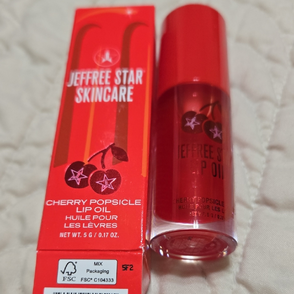 Jeffree Star Cherry Popsicle Lip Oil - Cherry Red Shine